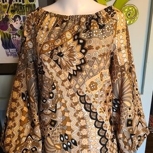 1960's Sanford California Mod Blouse